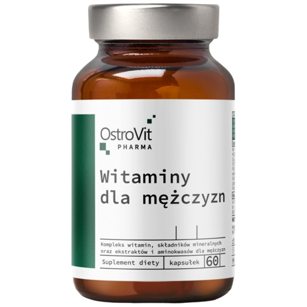 Vitamine pentru bărbați | cu Ashwagandha, Tribulus și Saw Palmetto 60 de capsule