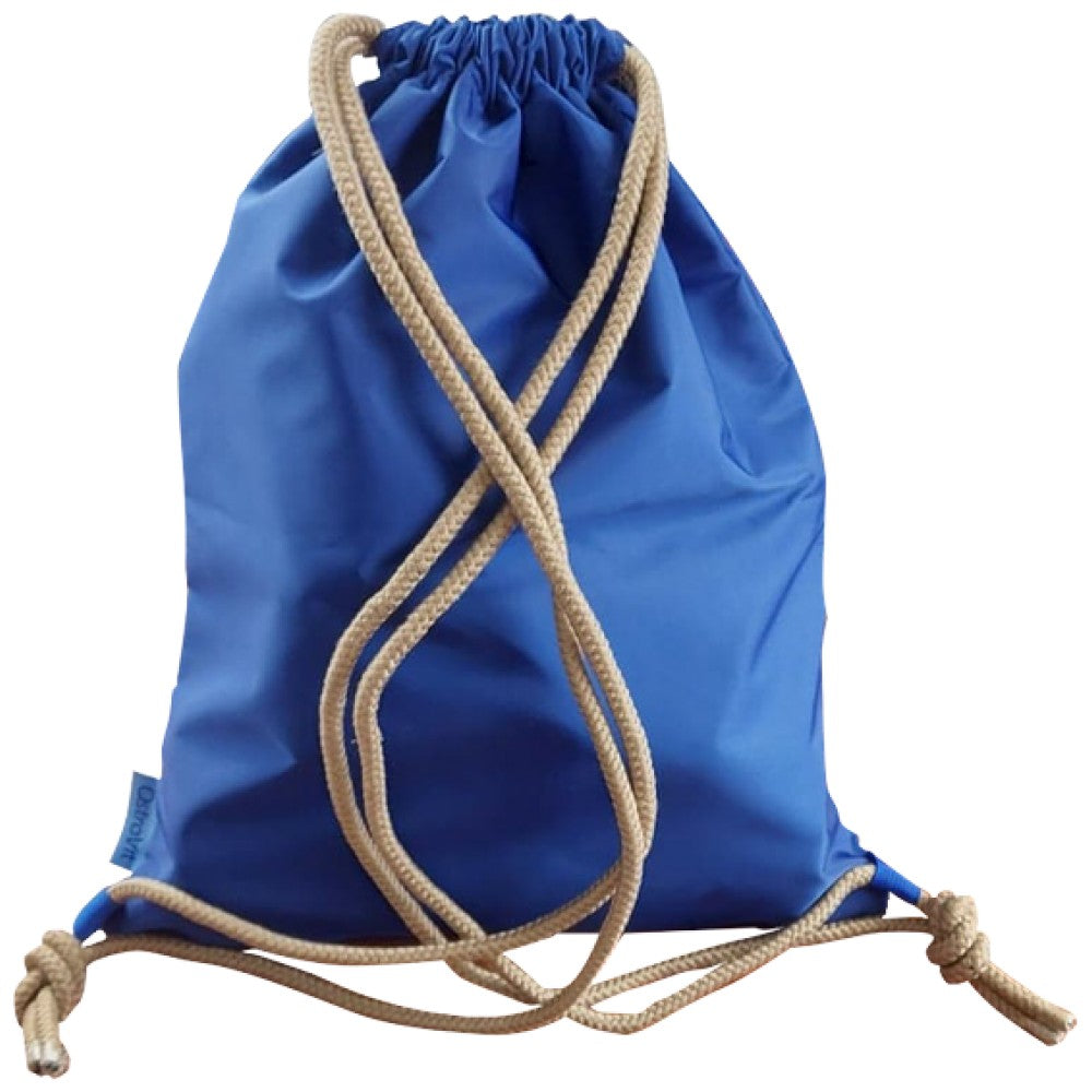Rucsac cu șnur gros impermeabil | Водоустойчива мешка с дебели връзки - Синя 50 х 39 cm