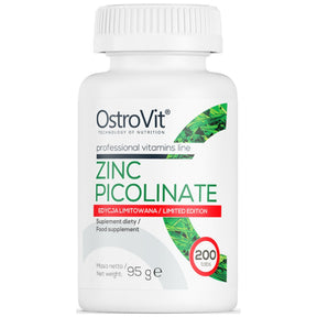 Zinc Picolinate 15 mg / Limited Edition 200 Tablets - Nutra Best Europe