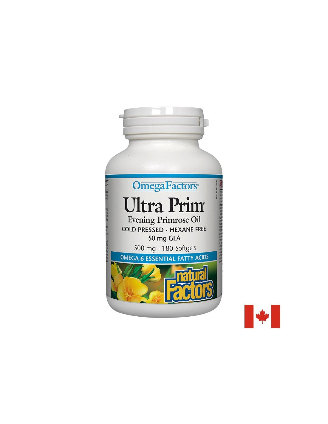 Ultra Prim Ulei de Primrose 500 mg - 180 capsule de gel