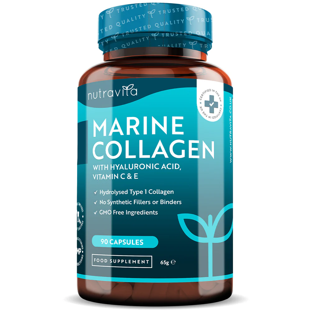 Colagen marin hidrolizat cu acid hialuronic – 1000 mg