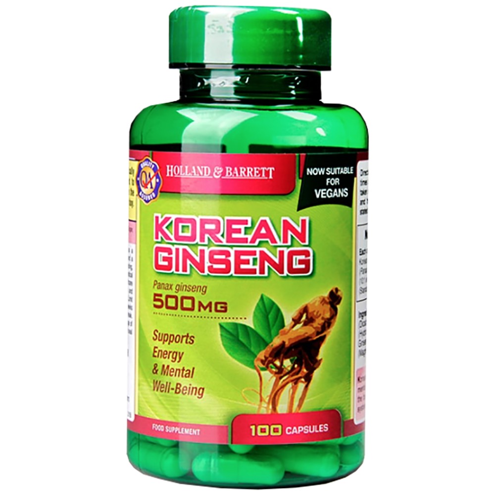 Ginseng coreean 500 mg 100 capsule