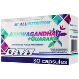 Ashwagandha + Guarana | Anti Stres, Focalizare și Energie - 30 capsule