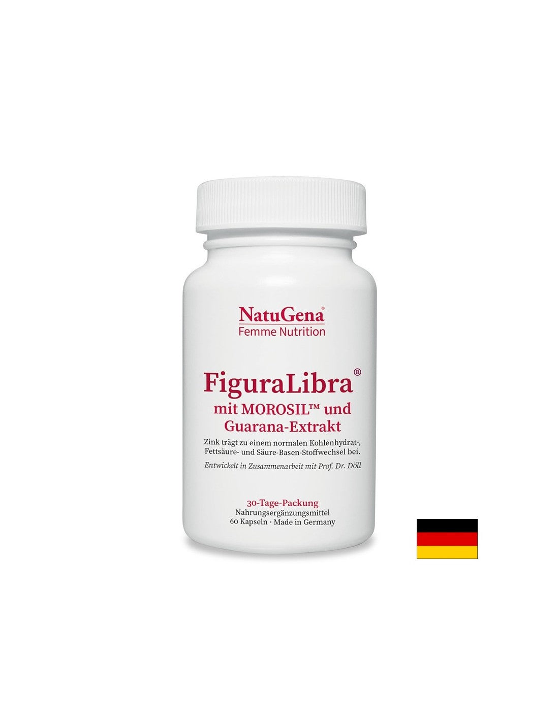 Figure Libra (cu extract de portocală roșie, guarana, ceai verde) - Controlul greutății și activarea metabolică, 60 capsule