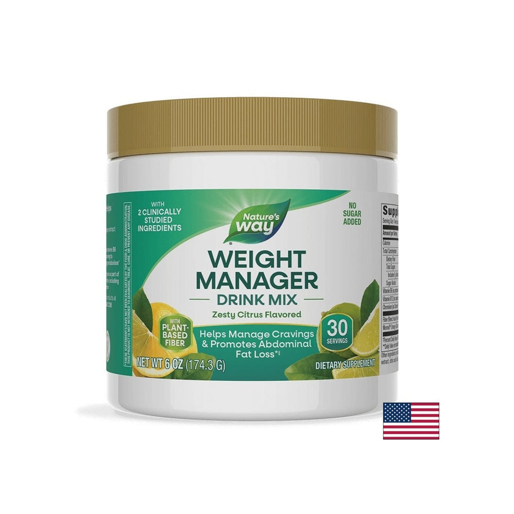 Formulă pentru controlul apetitului, greutății și grăsimii abdominale - Weight Manager - 170,7 g pulbere, aromă de fructe