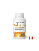 TestoVitality Regenerlife™ Formula pentru bărbați - Testosteron, energie și vitalitate masculină, 60 capsule