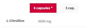 Citrulina Max 1000 mg - 120 capsule