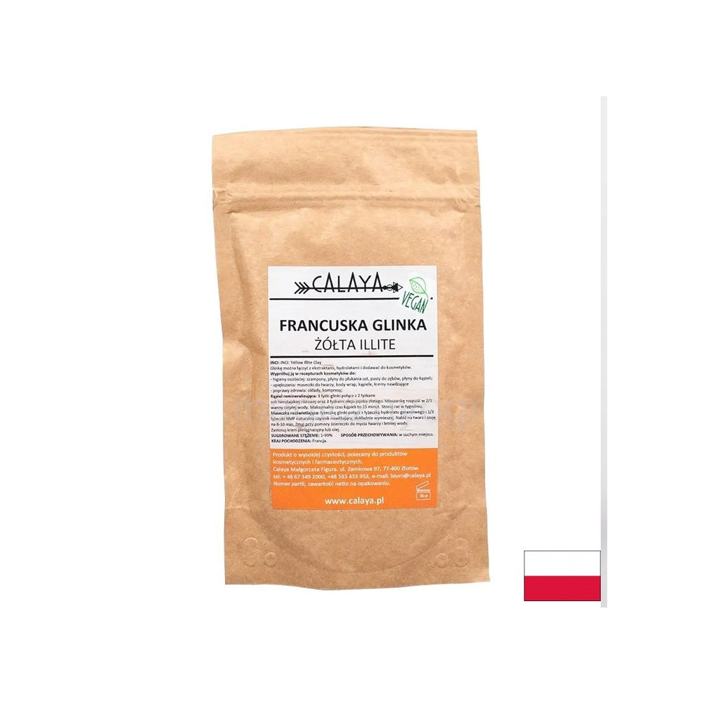 Argilă illită galbenă franceză, 100 g