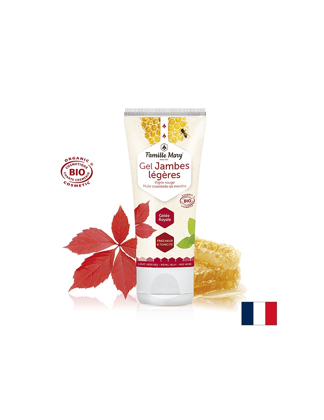 Gel relaxant pentru picioare "ușoare" - Gel jambes legeres bio, 100 ml