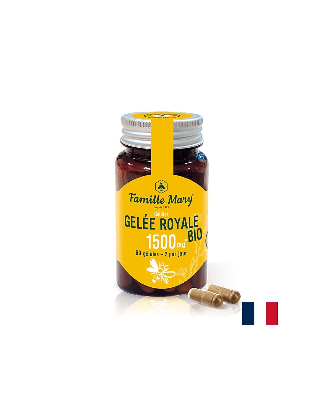 Laptisor de matca bio, 60 capsule
