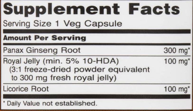 Ginseng & Royal Jelly - 90 de capsule