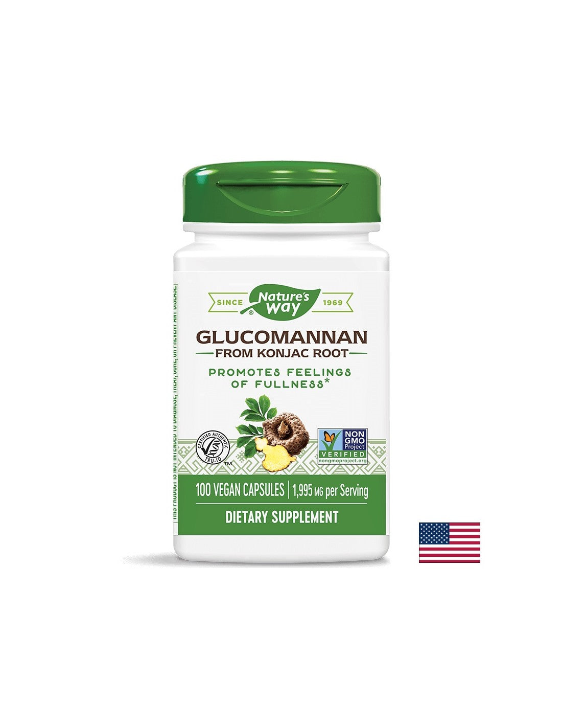 Glucomannan 665 mg - 100 capsule