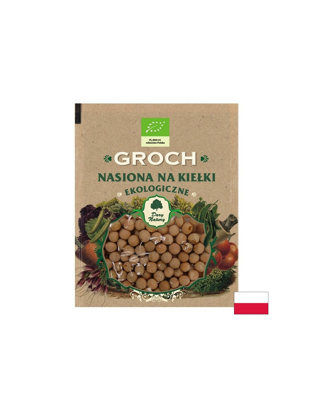 Mazare - seminte pentru varza Bio, 50 g Dary Natury