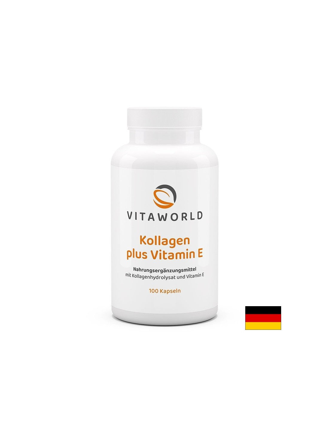 Îngrijire pentru păr, piele și articulații - Colagen (bovin) 500 mg + Vitamina E, 100 capsule