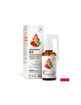 Îngrijirea oaselor și imunitate puternică - Vitamina D3 pentru copii și adulți, Spray de gură, 50 ml Aura Herbals