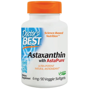 BEST Astaxanthin 6 mg - 90 Gel capsules - Nutra Best Europe