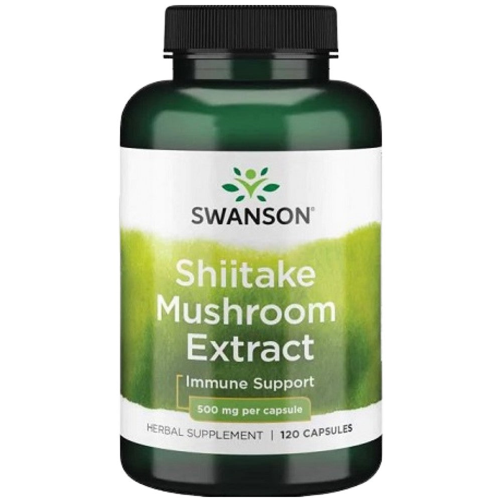 Extract de ciuperci Shiitake 500 mg 120 capsule