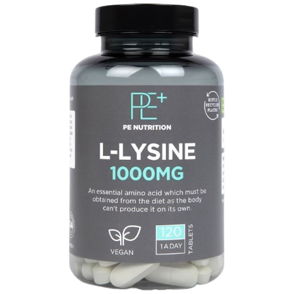 PE Nutriție | L-lizină 1000 mg - 120 comprimate