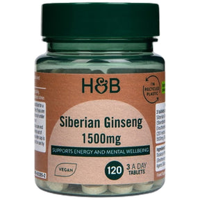 Siberian Ginseng 1500 mg - 120 Tablets - Nutra Best Europe