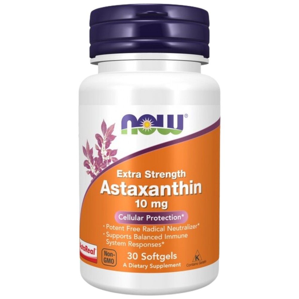 Astaxantina 10 mg Extra Putere - 30 capsule moi