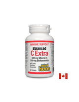 Sprijin imunitar Balanced C Extra 500 mg | Cu bioflavonoide 500 mg - 90 tablete
