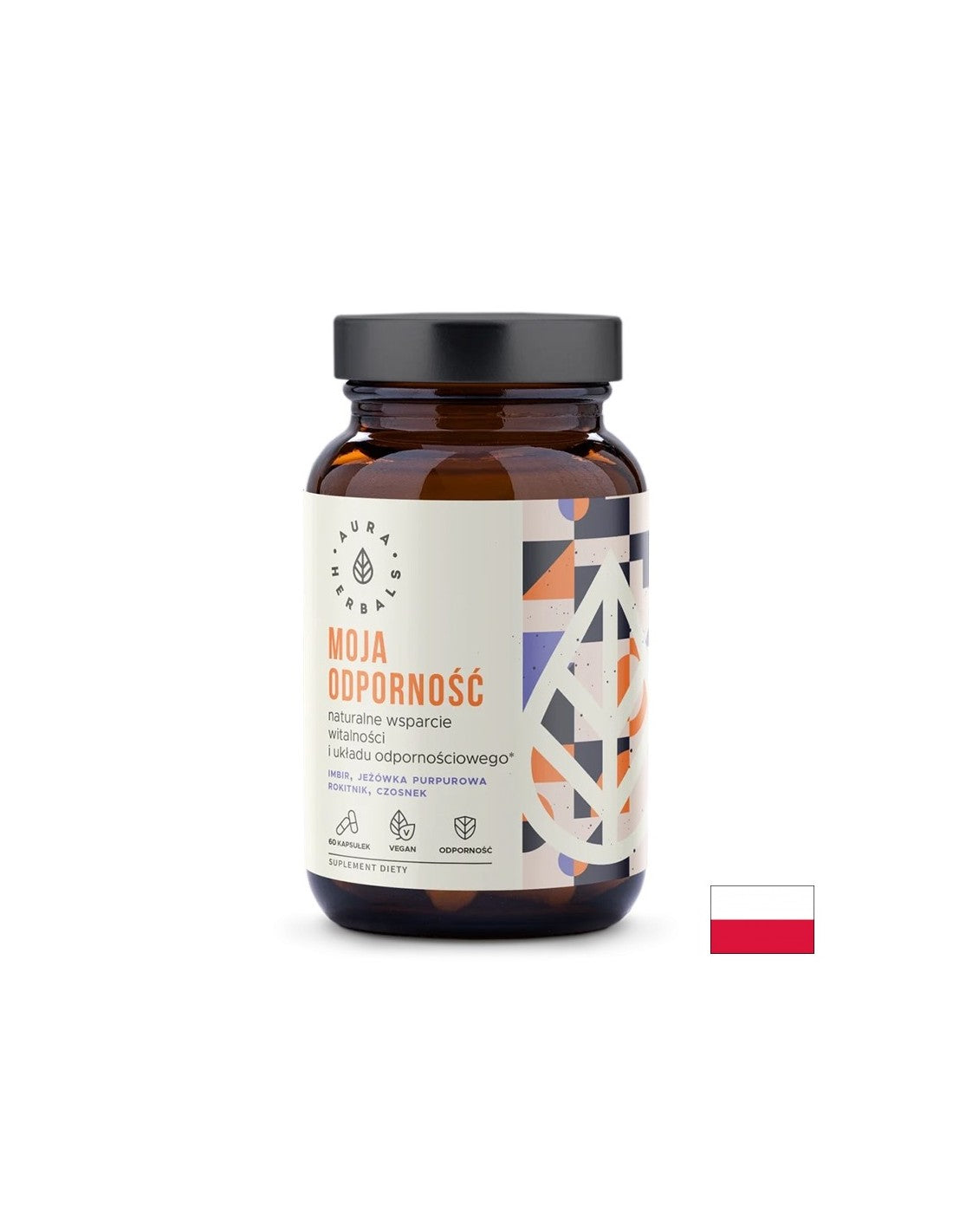 Imunitate (formulă pe bază de plante cu echinaceea, ghimbir, usturoi și cătină), 60 capsule
