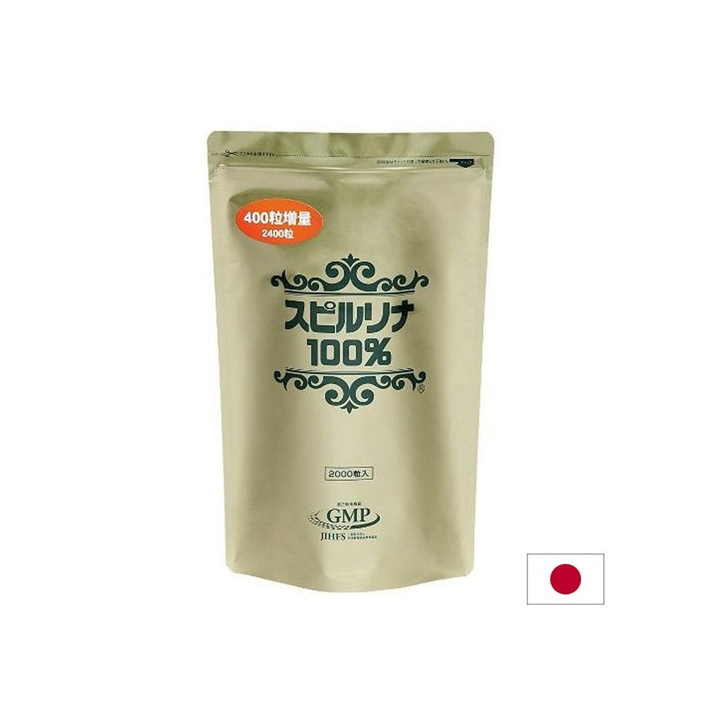 Spirulină japoneză 100% – Detoxifiere și imunitate, 2400 de comprimate