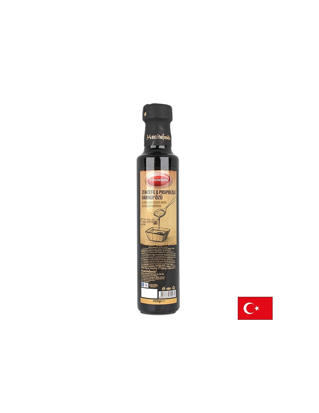 Melasă de roșcove cu propolis și ghimbir – Imunitate - Pentru administrare directă sau pentru aromarea dulciurilor și băuturilor, 350 g