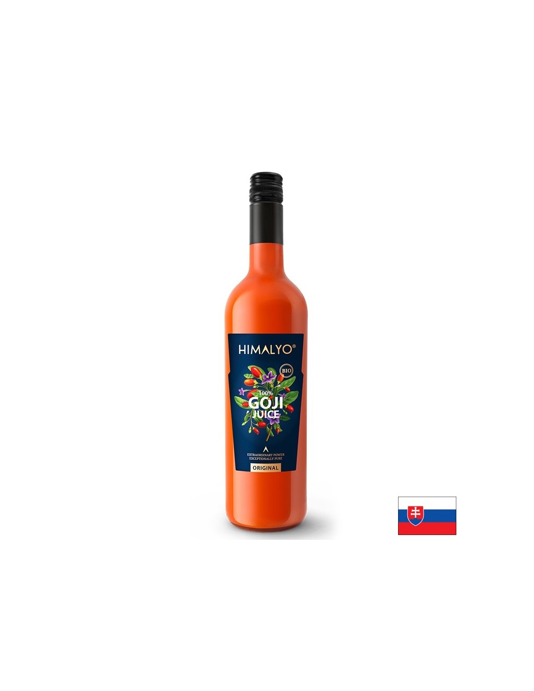 Suc organic de goji - antioxidant puternic - Pentru o vedere bună și o imunitate puternică 750 ml, 30 de doze