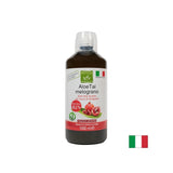 Aloe vera (suc și pulpă din frunze) + suc de rodie - Imunitate, digestie, protecție antioxidantă. 1 litru, 20 de doze