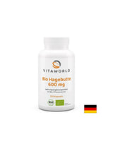 Imunitate și sistem circulator - Măceșe (fruct), BIO, 600 mg x 120 capsule