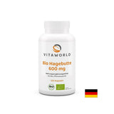 Imunitate și sistem circulator - Măceșe (fruct), BIO, 600 mg x 120 capsule