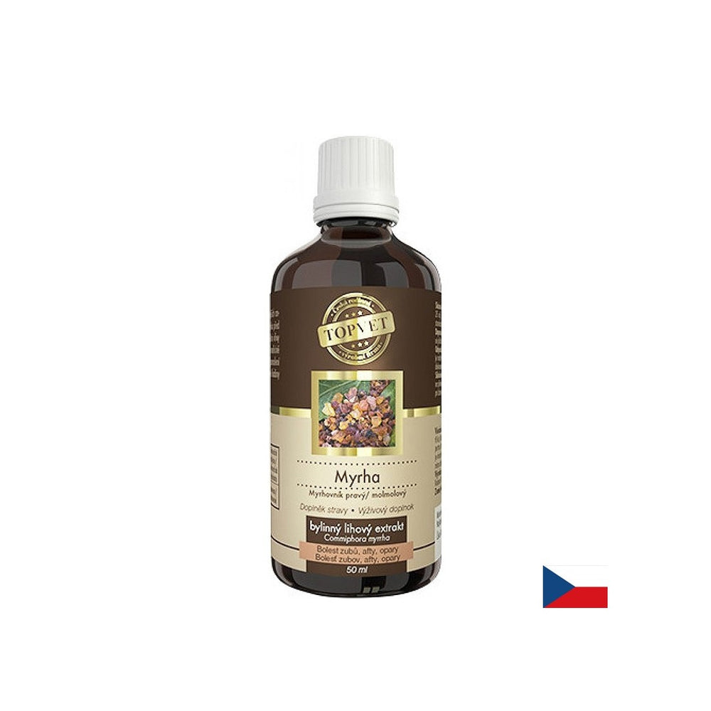 Imunitate și inimă sănătoasă - Smirnă (rășină) + vitamina C, tinctură de 50 ml