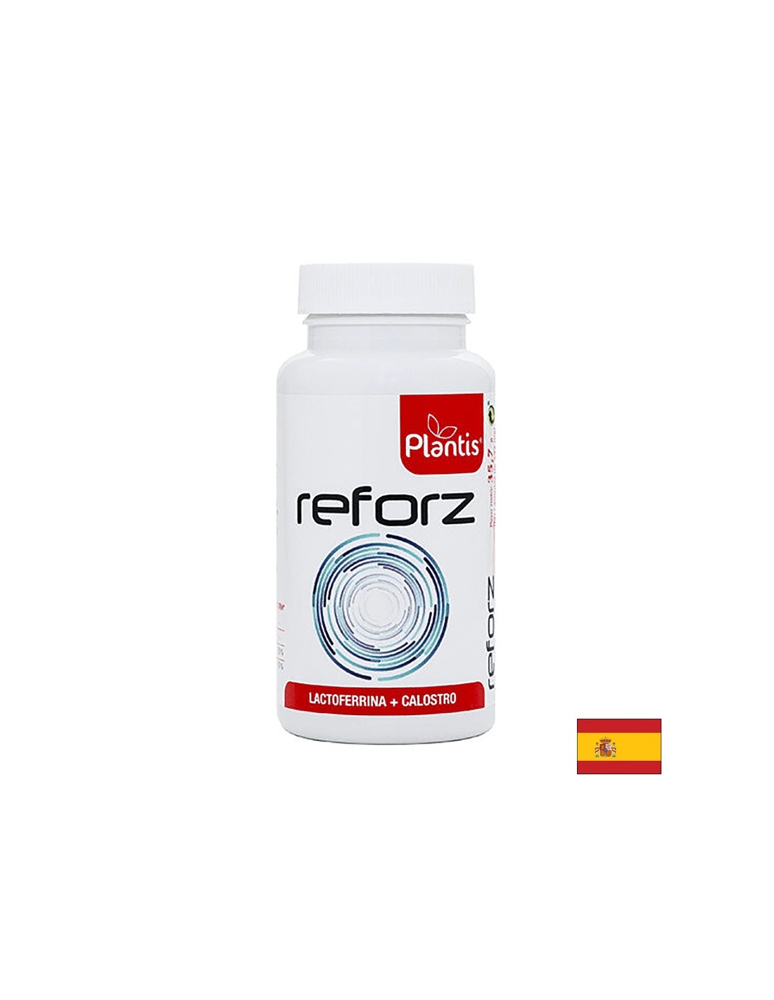 Imunitate puternică - Lactoferină 100 mg, colostru 250 mg și vitaminele C 60 mg și D3 3,75 µg - Reforz Plantis®, 60 capsule