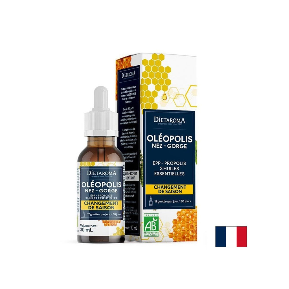 Imunitate - Oleopolis (cu extract de grapefruit, propolis, cimbru, oregano și lemn de camfor), picături 30 ml (fără alcool)