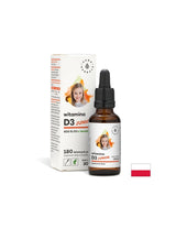 Sistemul imunitar și osos - Vitamina D3 (800 UI) - pentru copii și adulți, 30 ml picături Aura Herbals
