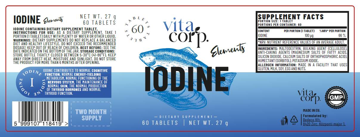 Iod 100 mcg - 60 comprimate