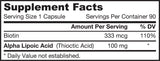 Acid alfa lipoic 100 mg - 90 capsule