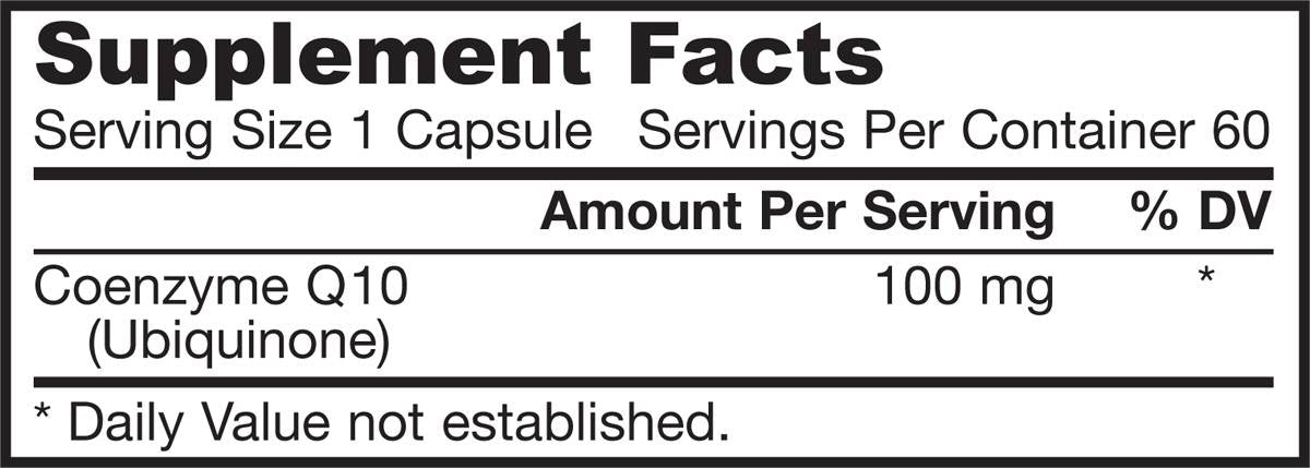 Co-Q10 (Ubichinona) 100 mg - 60 capsule