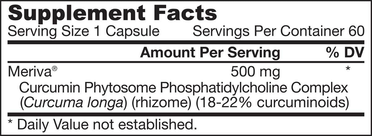 Curcumin Phytosome 500 mg | Meriva® - 120 capsule