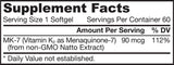 MK -7 90 mcg - 60 capsule de gel
