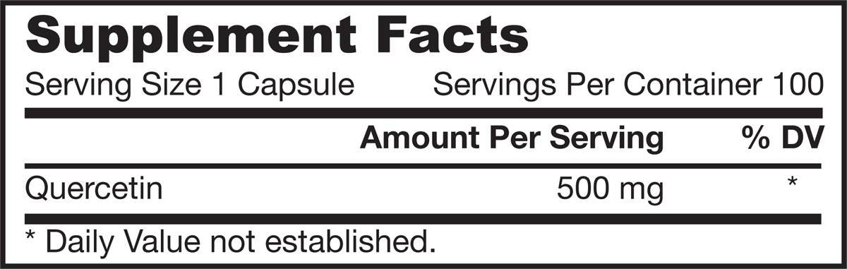 Quercetin 500 mg - 100 capsule
