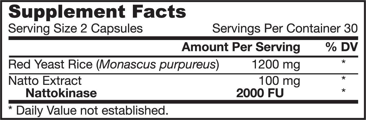 Drojdie Rosie de Orez + Nattokinase 60 capsule