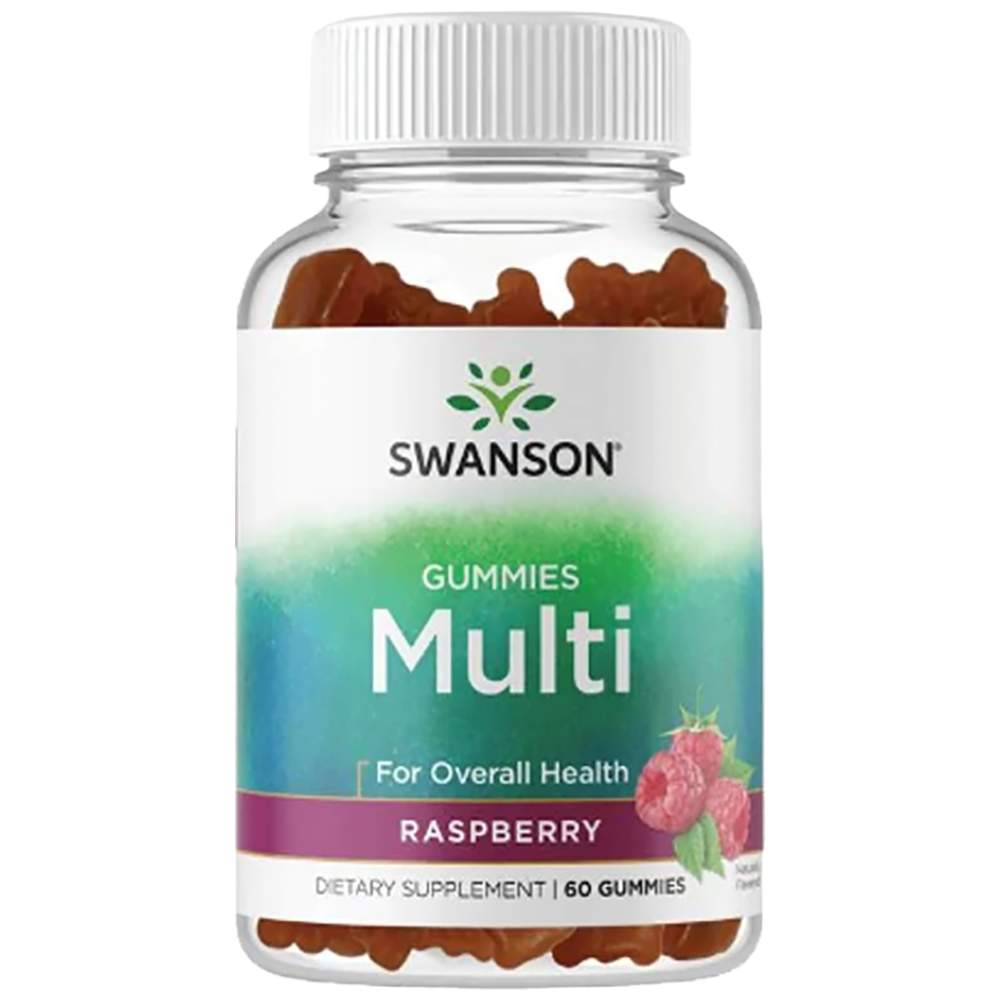 Multi Gummies - Zmeura 60 bomboane jeleu