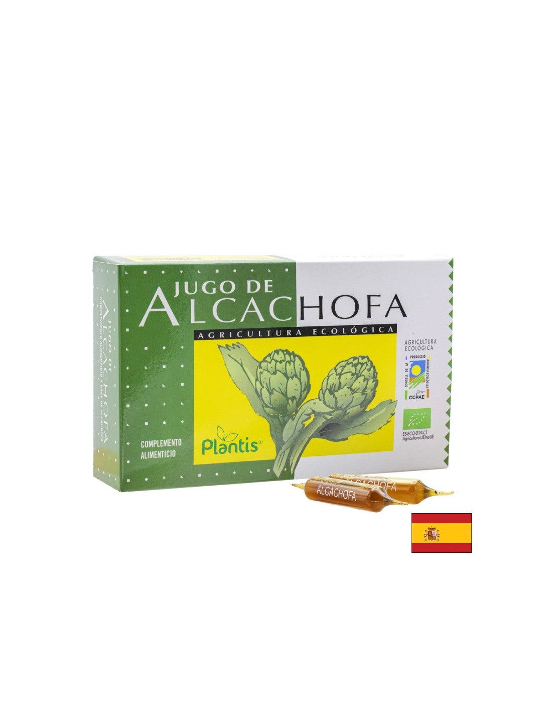Jugo De Alcachofa/ Anghinare (suc)/ Ficat și fiere, 20 fiole pentru băut Artesania