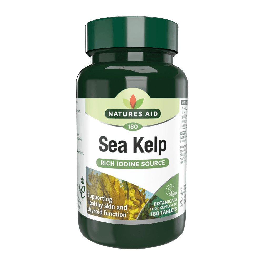Sea Kelp (Iod - 150 mcg) 180 tablete NaturesAid