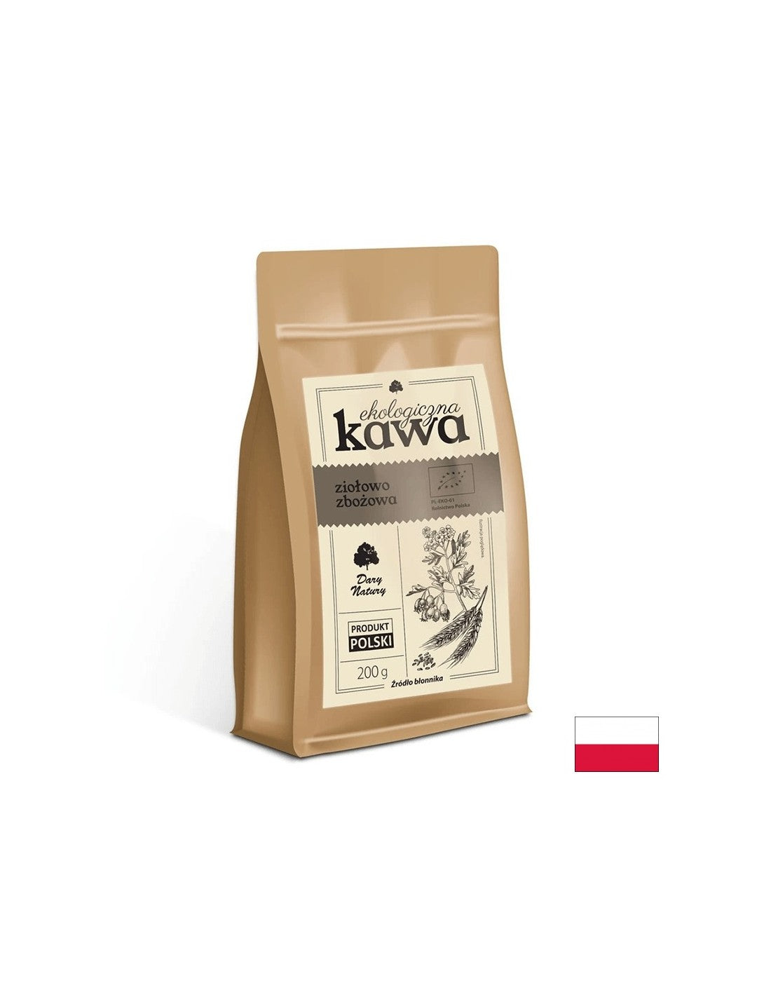 Cafea din ierburi și fasole, 200 g Dary Natury