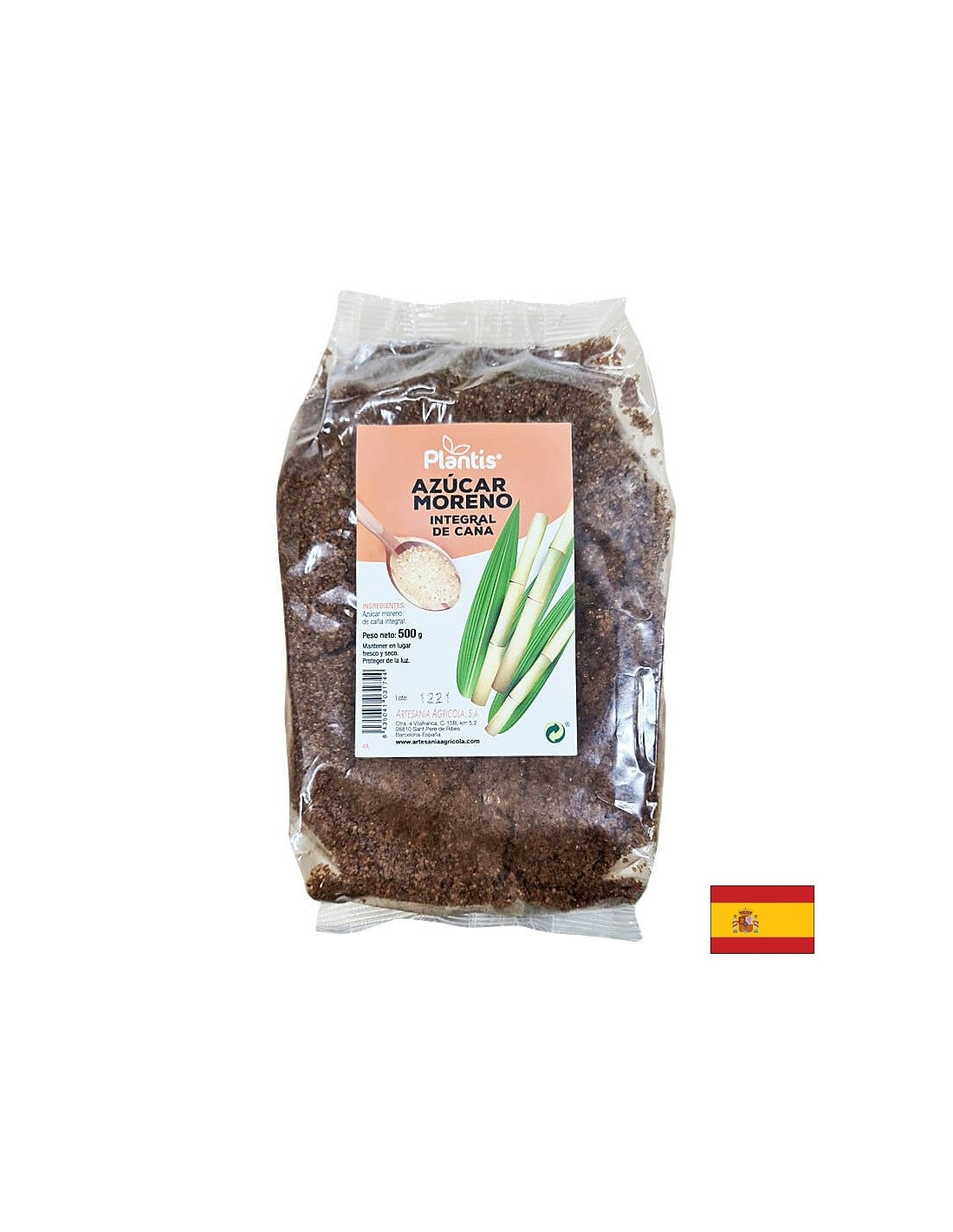 Zahăr brun din trestie (din tulpini întregi), 500 g