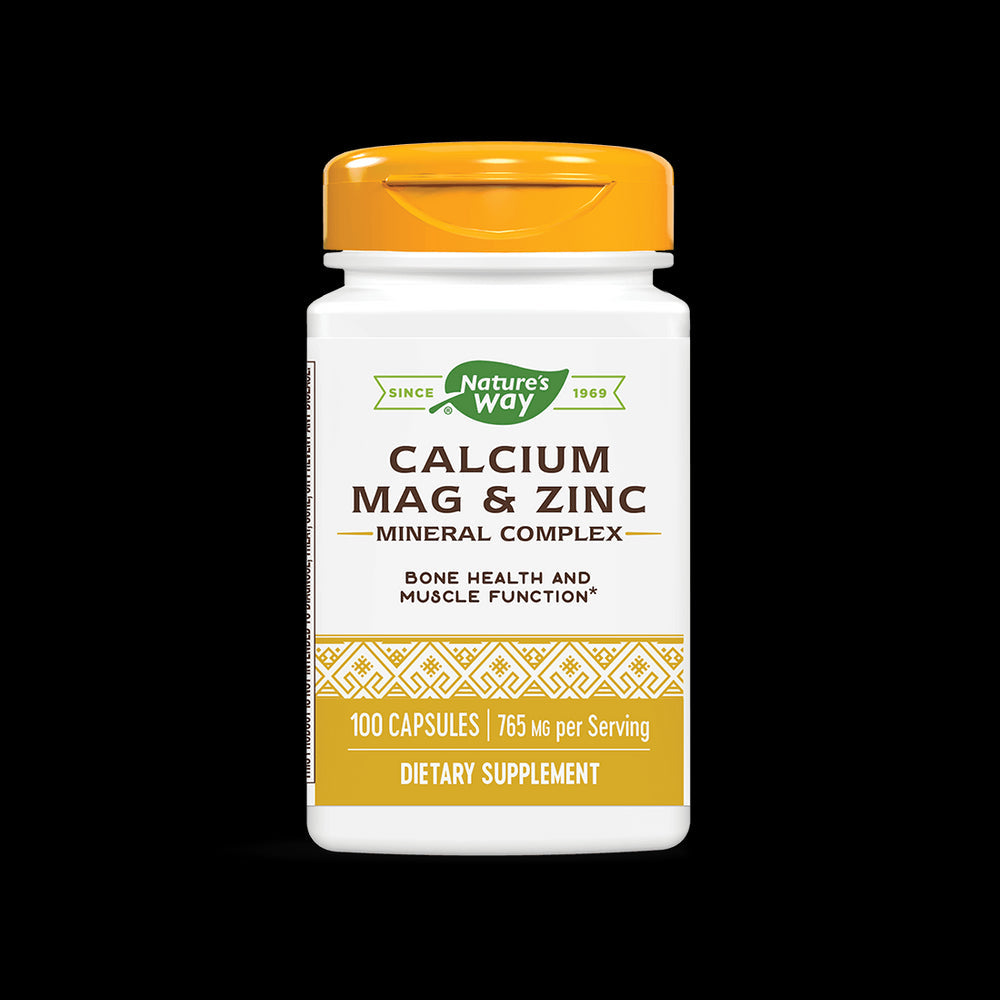 Calciu, Mag și Zinc - 100 capsule
