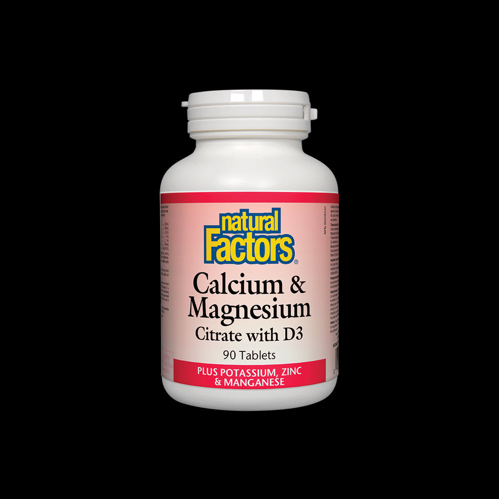 Citrat de calciu și magneziu cu D3 - 90 tablete